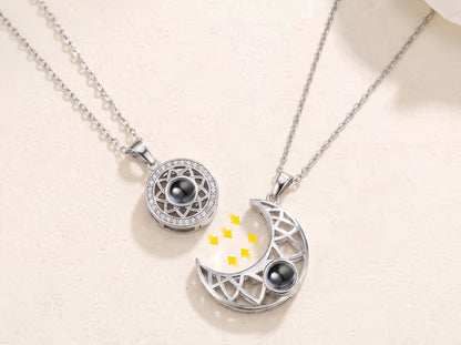 Collar de Pareja Sol y Luna