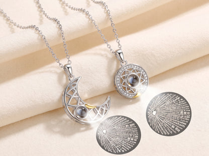 Collar de Pareja Sol y Luna