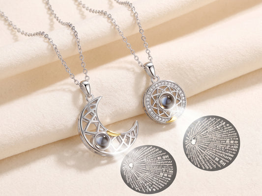 Collar de Pareja Sol y Luna