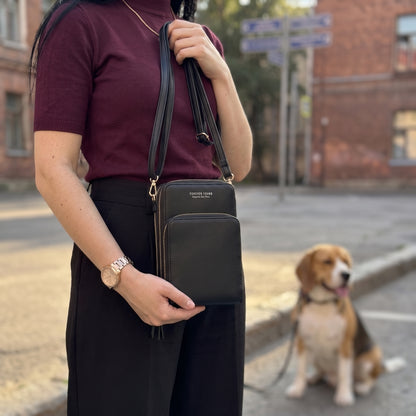 Morral Porta Celular - COLOR NEGRO